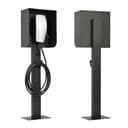 lukar EV Charger Pedestal with Roof and Side Protection