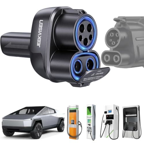 JEEKVISEN CCS & J1772 to Tesla Adapter (2-in-1)