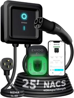 EVIQO NACS Level 2 Charger (40A, Plug-in)