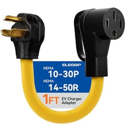 ELEGRP NEMA 10-30P to 14-50R Adapter (1 ft)