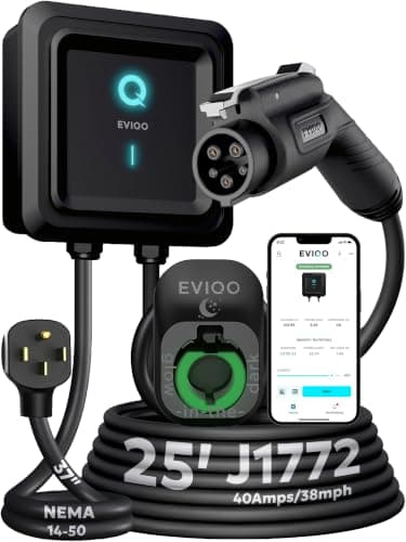 EVIQO Level 2 J1772 Charger (40A, Plug-in)