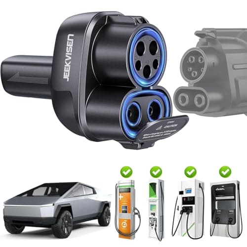 JEEKVISEN CCS & J1772 to Tesla Adapter (2-in-1)
